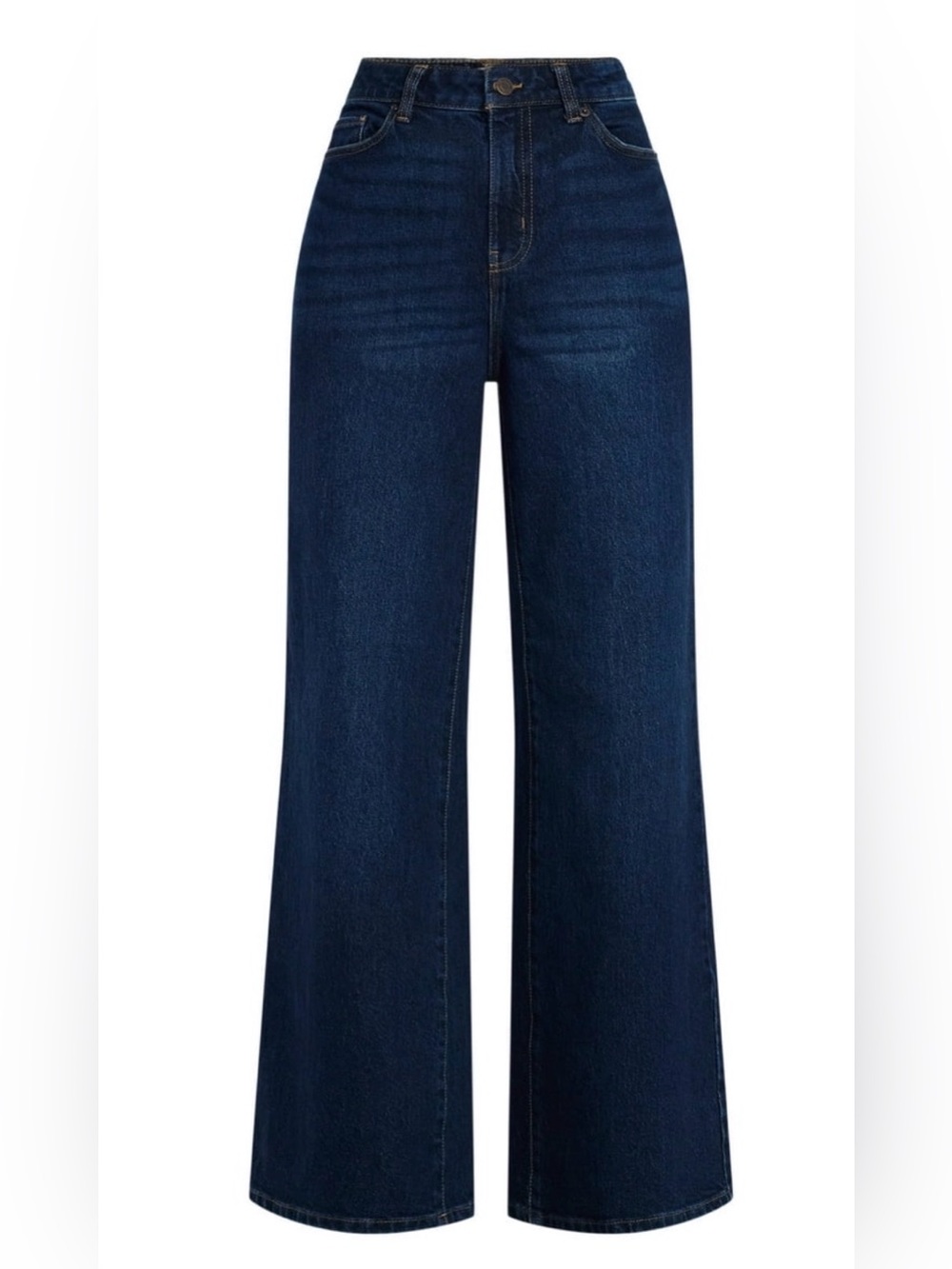 A99 Time and Tru Wide-Leg Jeans 31” inseam in Dark Blue Wash NWT Size 18 - Picture 5 of 7